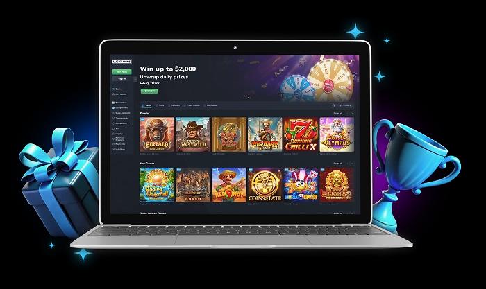 LuckyWins Casino Australia Desktop